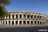Les Ar�nes, La Maison Carr�e et la Tour Magne de N�mes
